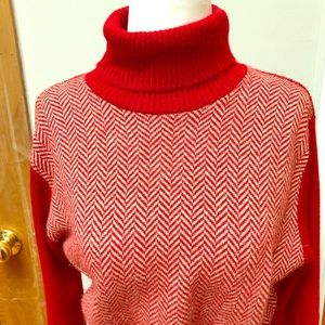 Lady in Red Sweater